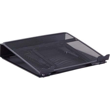 LORELL Laptop Stand, Steel Mesh, 13"x11-1/12"x3-1/2", Black LLR80620